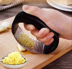 stainless Steel Garlic Press Crusher