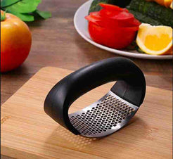 stainless Steel Garlic Press Crusher